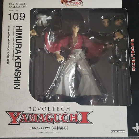 Revoltech Yamaguchi Series 109 Himura Kenshin 135mm Action Figure New In Box - Picture 1 of 11